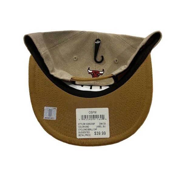 Chicago Bulls Ultra Game NBA Brown Snapback Hat OSFA Brand New with Tags - Picture 4 of 6